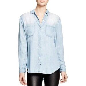 Rails Shirt Womens S Blue Retro Well Worn Vintage Style Preppy Weekend Casual
